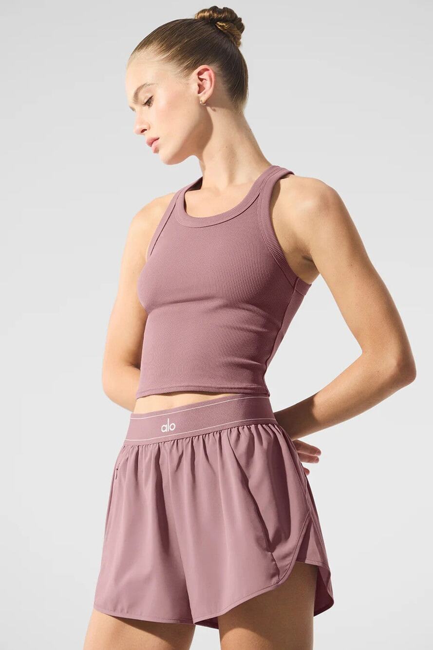 Alo Yoga Goddess Ribbed Go To Tank - M